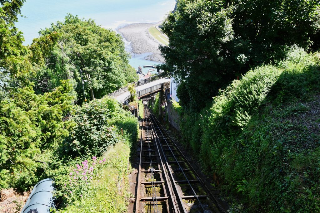Cliff Railroad in Lynton/England